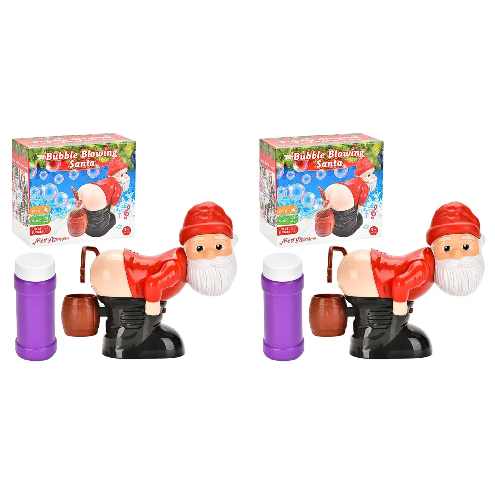 Père Noël Bubble Blower – Bulles, Sons Rigolos, Musique & Lumières
